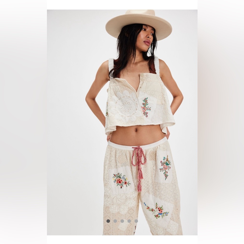 Free people my darling set nwt XS